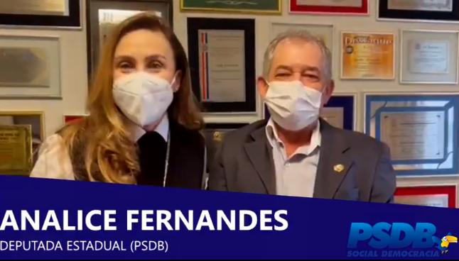 Vereador Silas com a deputada Analice
